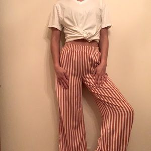 Loungewear 💜Red & white striped💜euro sz38 us szS